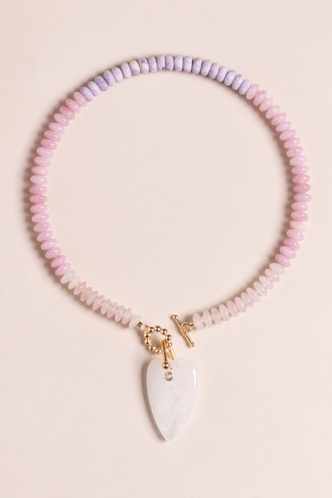 Cotton Candy Heart Beaded Necklace - Nakamol
