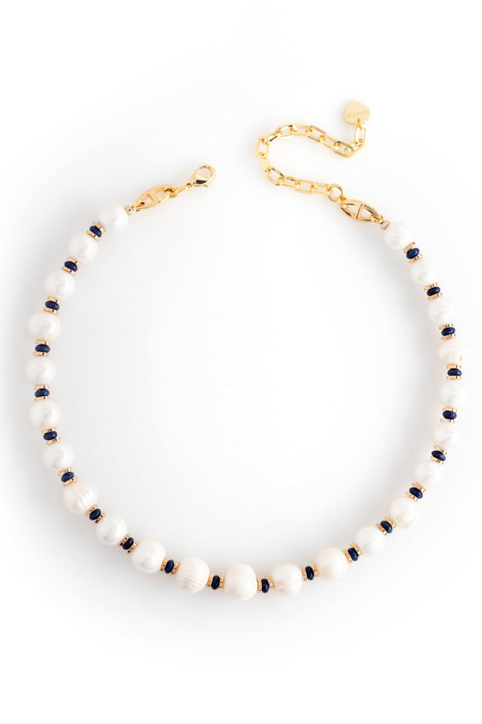 Chunky Pearl Strand Necklace - Nakamol