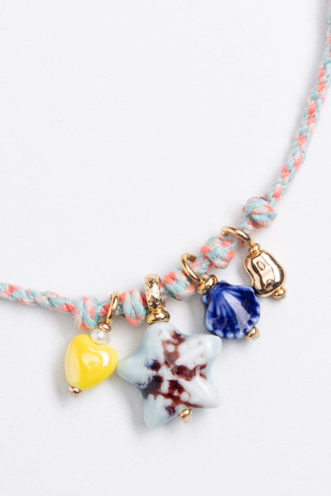 Blue Yellow Ocean Charm Necklace - Nakamol