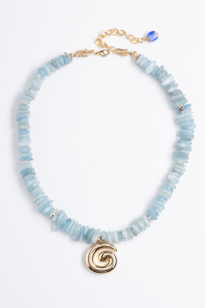 Blue Ocean Beaded Necklace - Nakamol