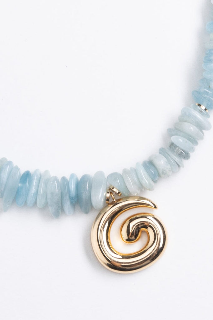Blue Ocean Beaded Necklace - Nakamol