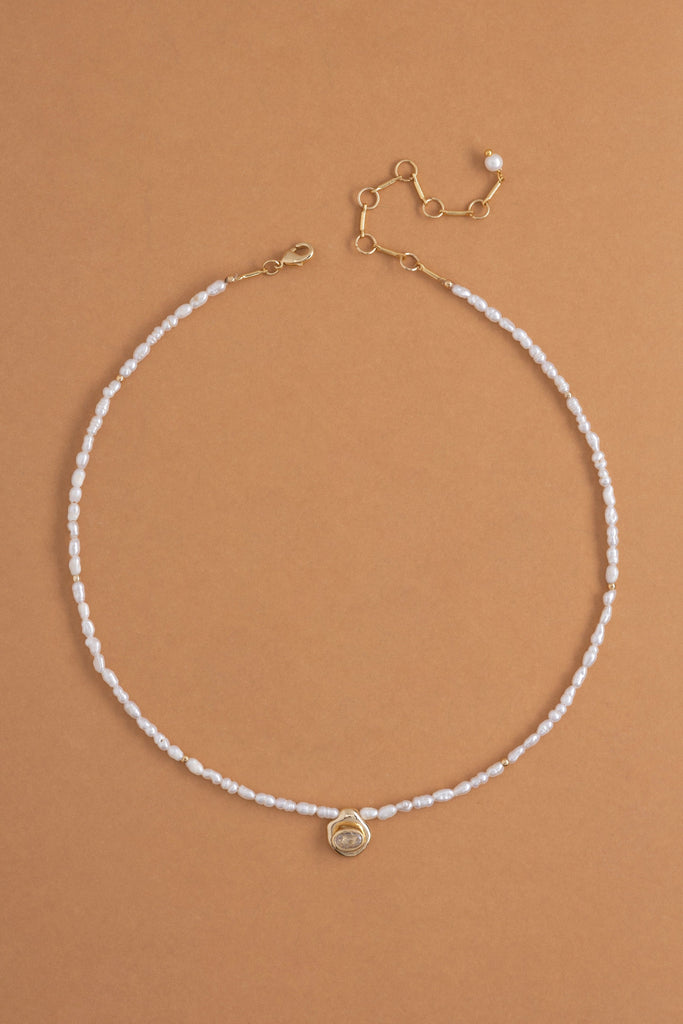 Crystal Single Strand Necklace - Nakamol