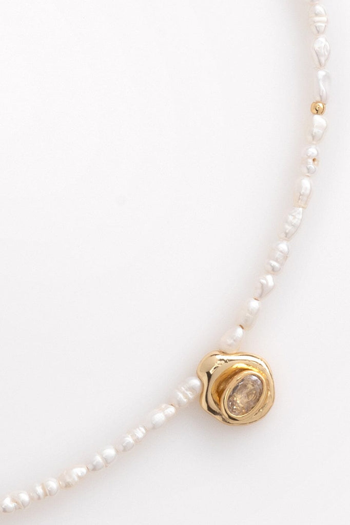 Crystal Single Strand Necklace - Nakamol