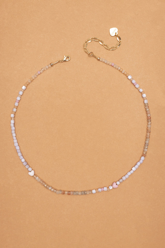 Purple Peridot Mix Necklace - Nakamol