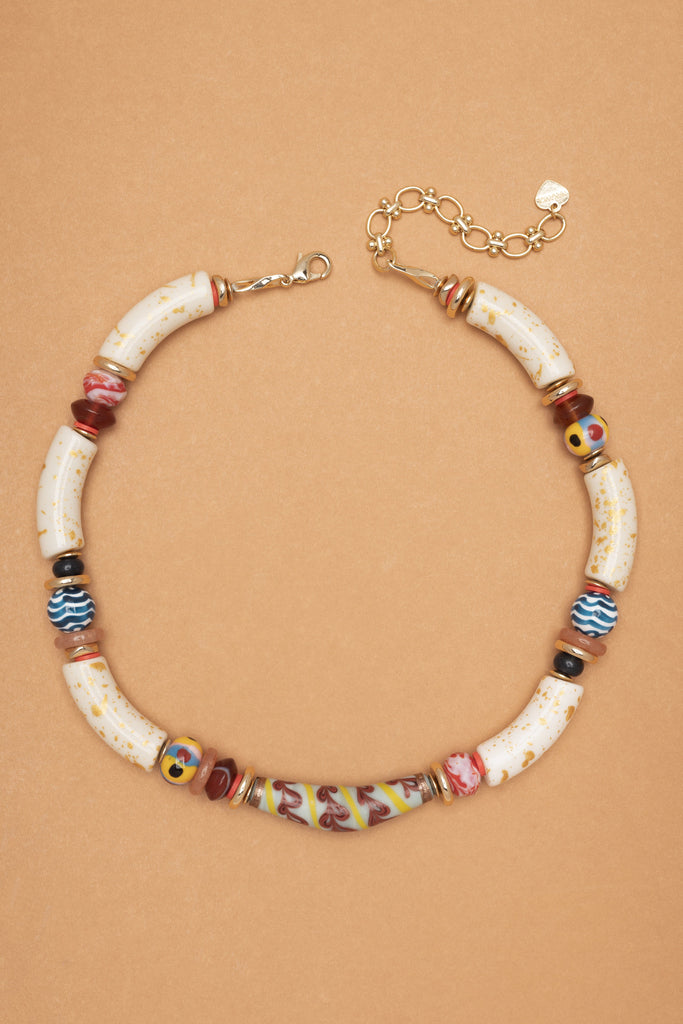 CARNELIAN ISLAND NECKLACE - Nakamol