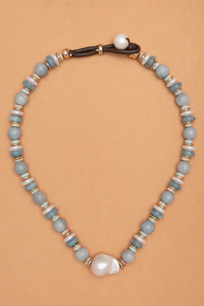 Montana White Necklace - Nakamol