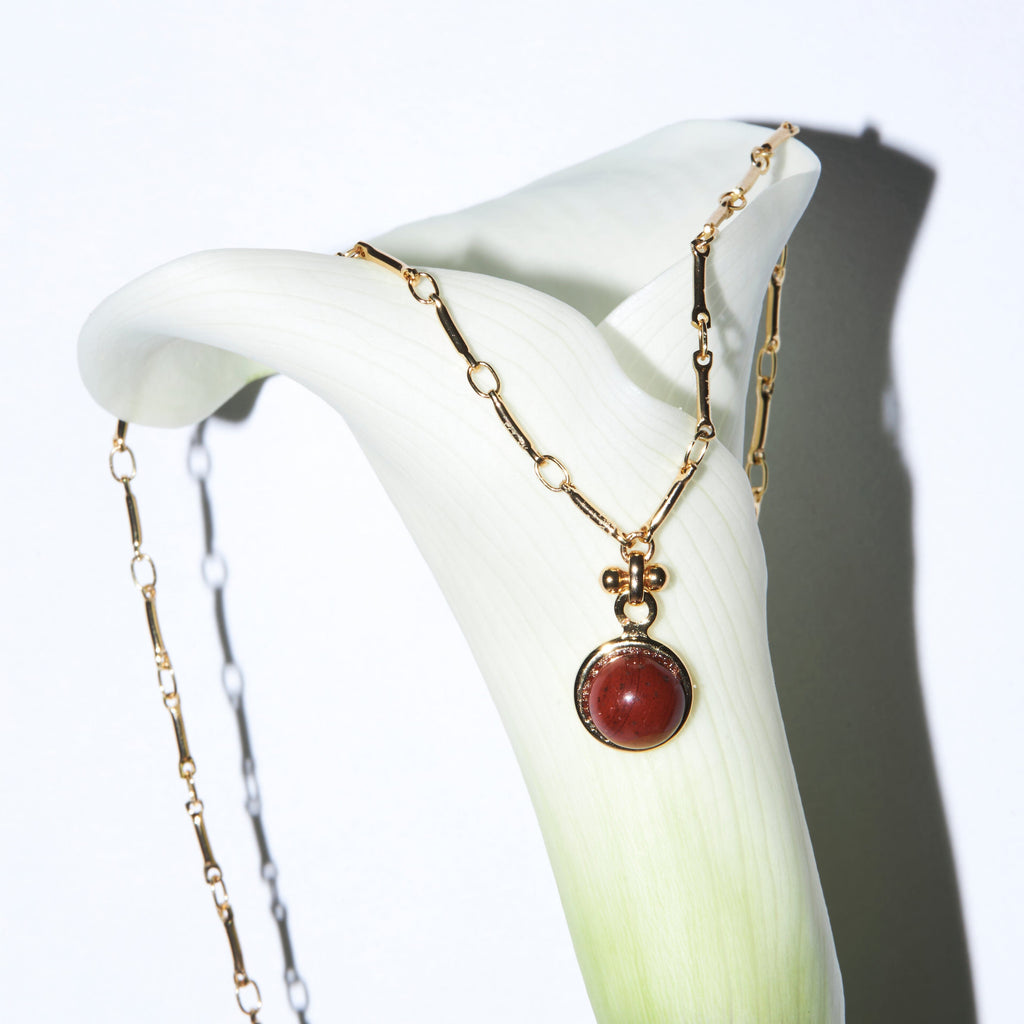 Brown Coin Pendant Necklace - Nakamol