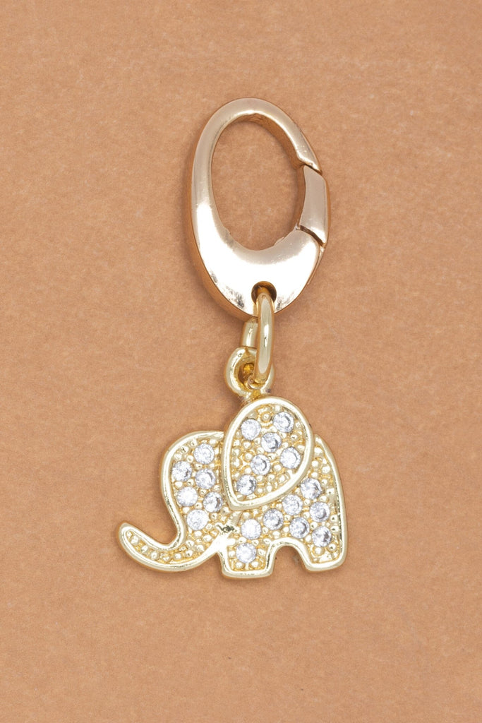 Elephant Oval Clas Charm - Nakamol