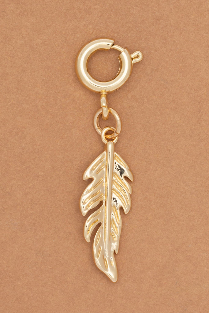 Feather Ring Clasp Charm - Nakamol