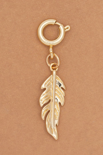 Feather Ring Clasp Charm - Nakamol