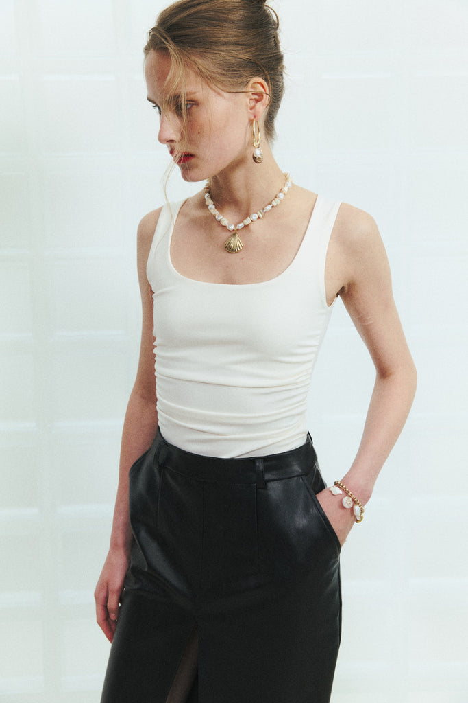 Shell Charm Hoop Earrings - Nakamol