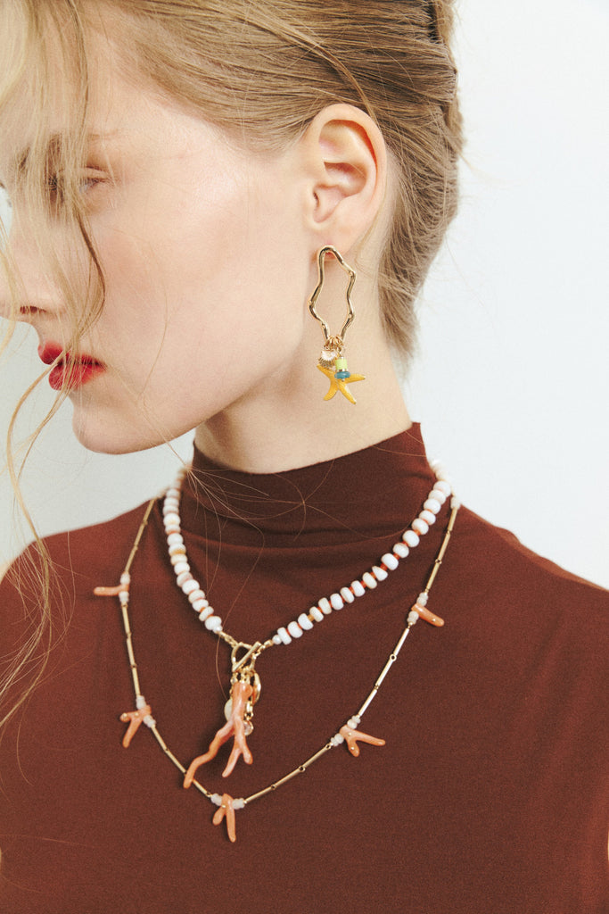 Sandy Beach Charm Earrings - Nakamol