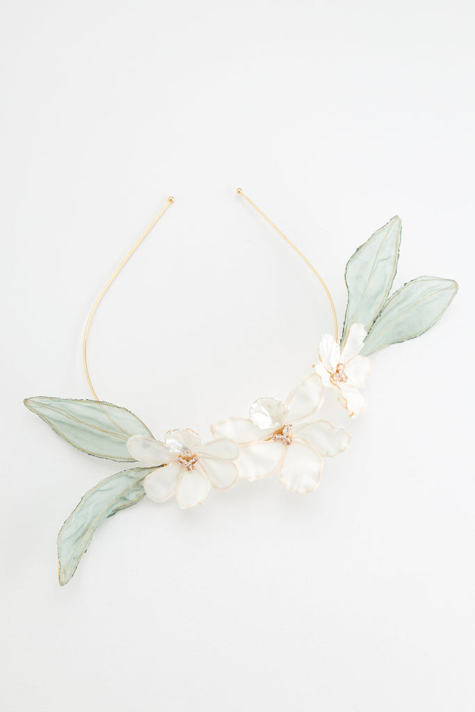 Jasmine White Headband - Nakamol