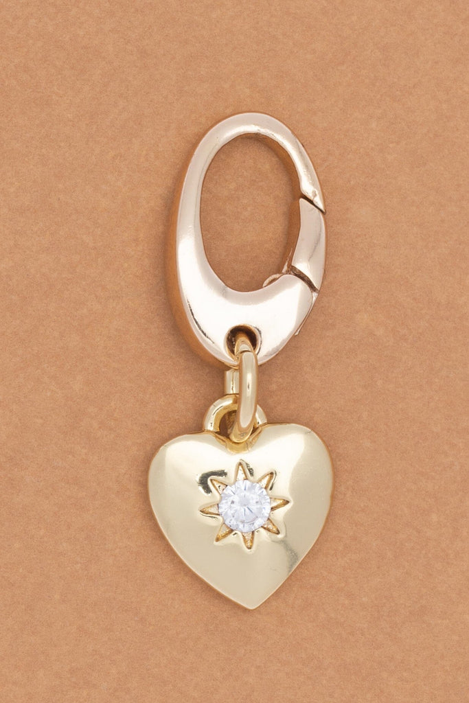 Heart Oval Clasp Charm - Nakamol