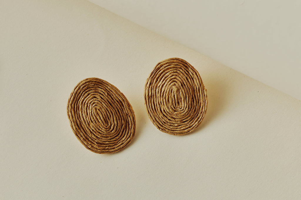 TEXTURED PRINT EARRINGS - Nakamol