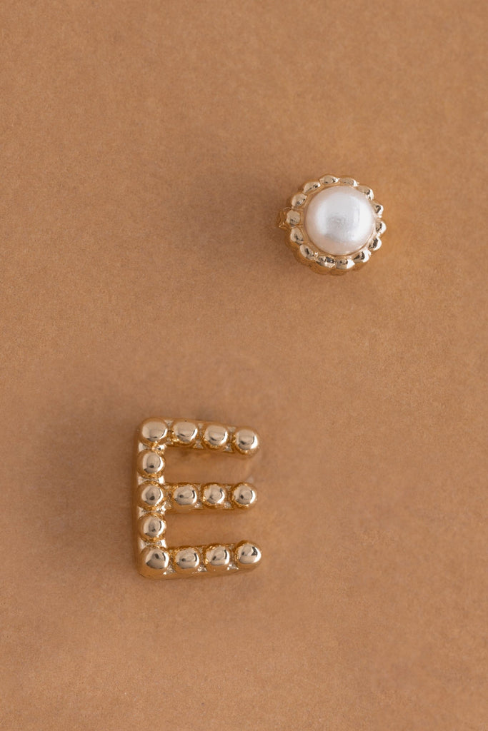 Pearl E Ball Stud Earrings - Nakamol