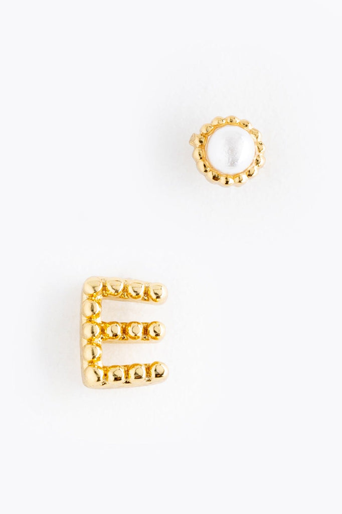 Pearl E Ball Stud Earrings - Nakamol