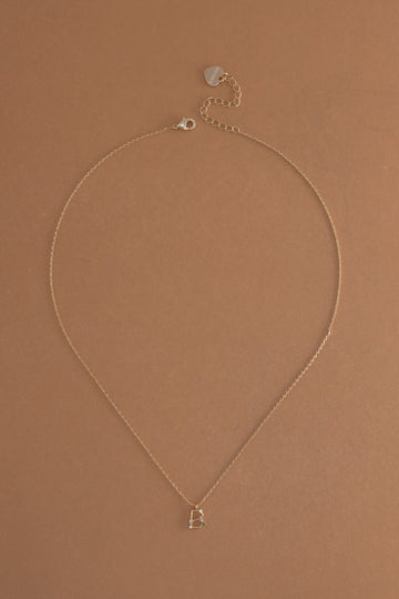 B Constellation Charm Gold Necklace - Nakamol