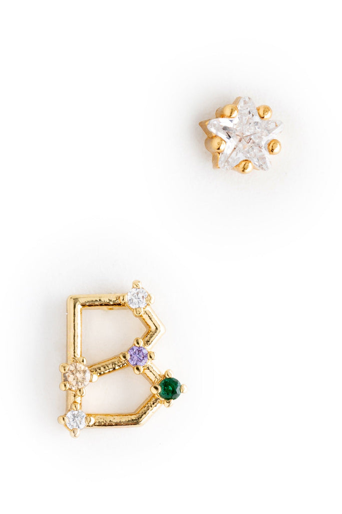 B Constellation Earrings - Nakamol