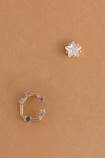 C Constellation Earrings - Nakamol