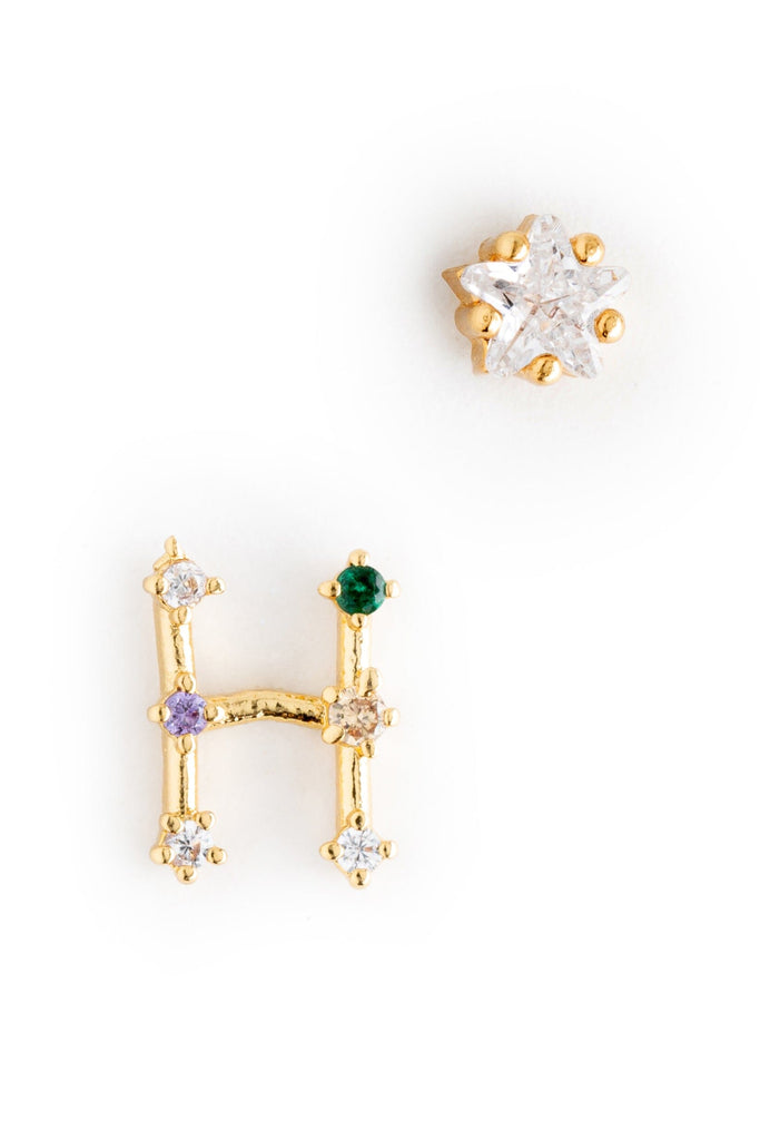 H Constellation Earrings - Nakamol