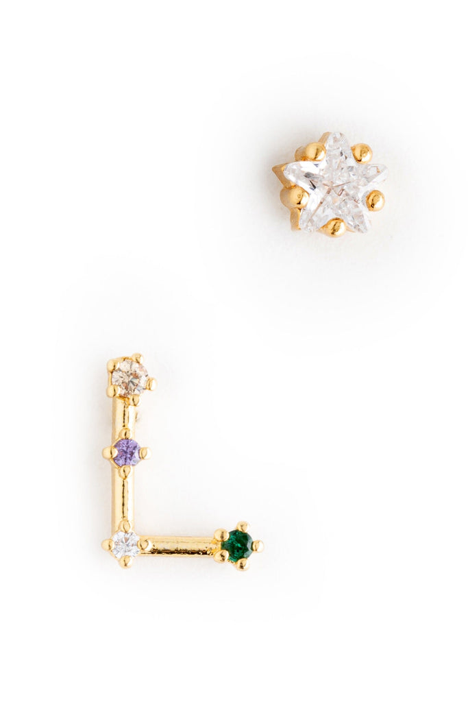 L Constellation Earrings - Nakamol