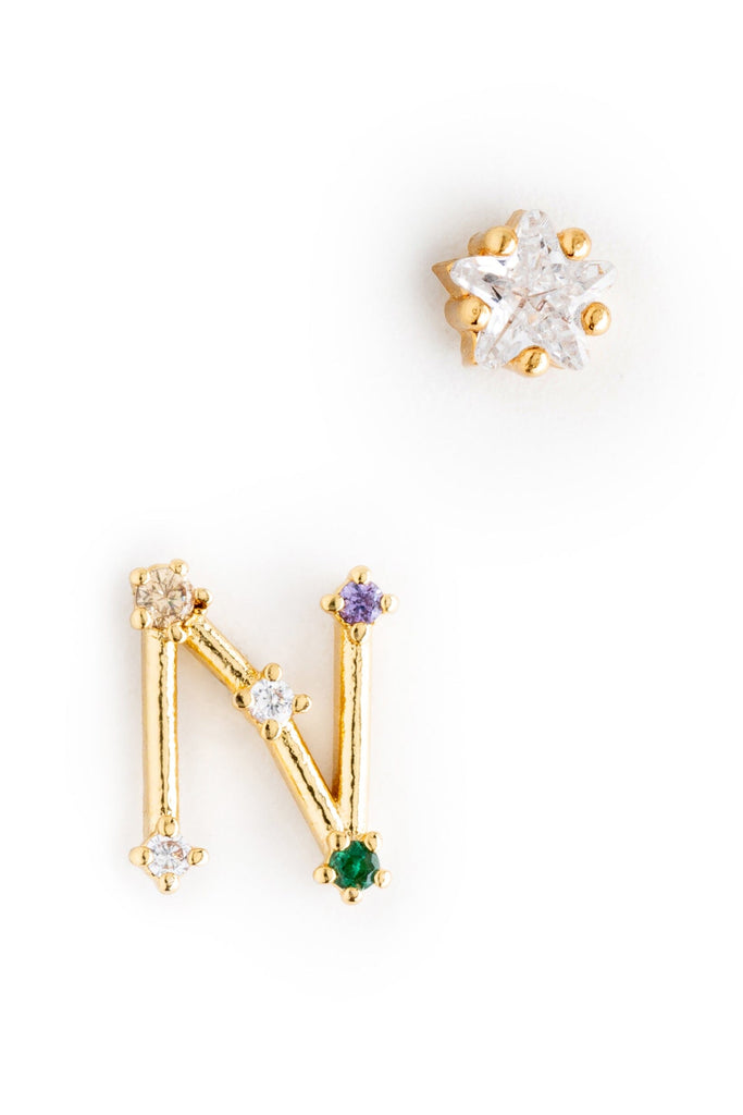 N Constellation Earrings - Nakamol