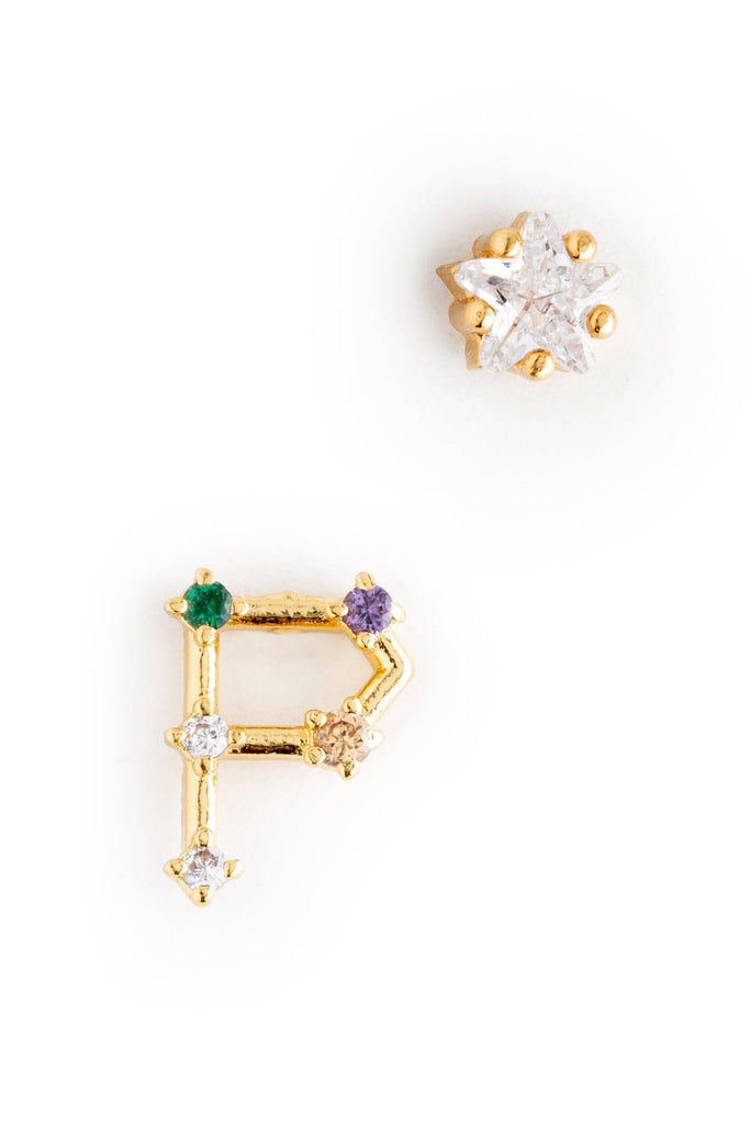 P Constellation Earrings - Nakamol