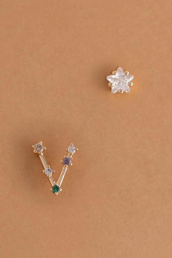 V Constellation Earrings - Nakamol