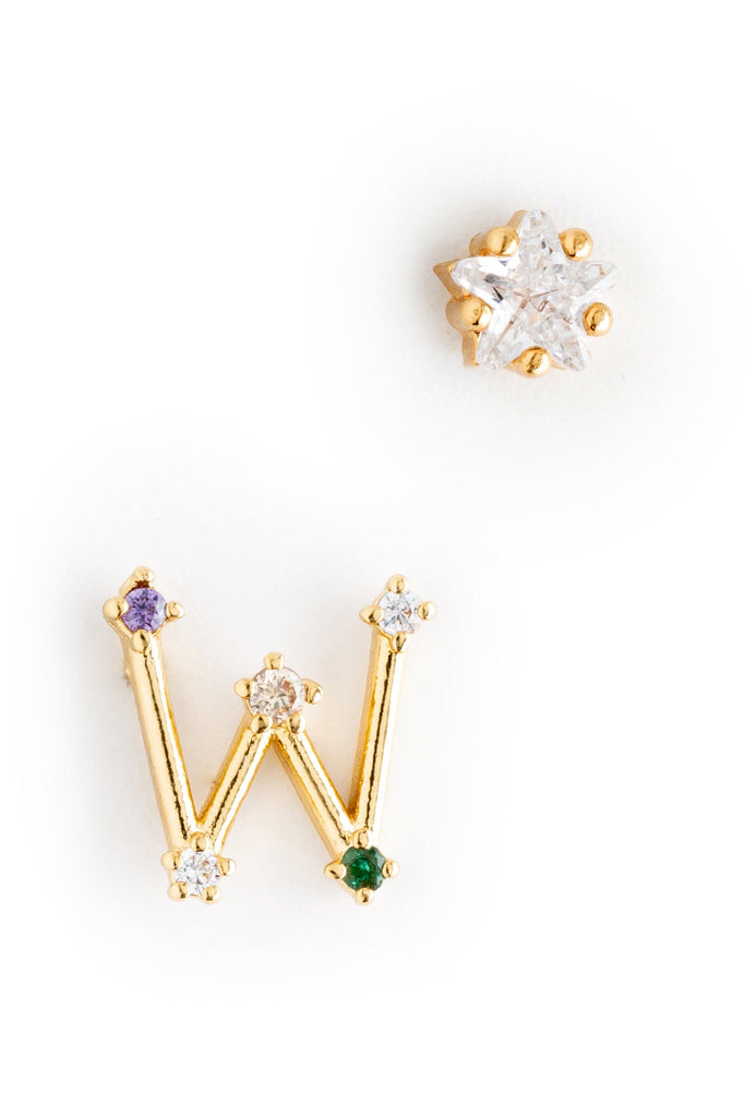 W Constellation Earrings - Nakamol