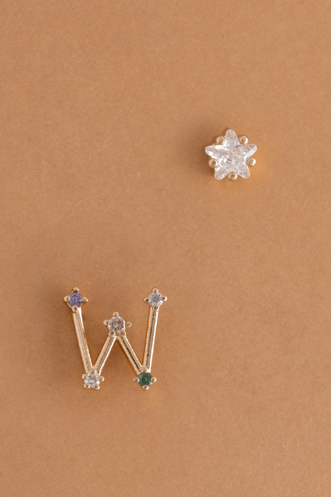 W Constellation Earrings - Nakamol