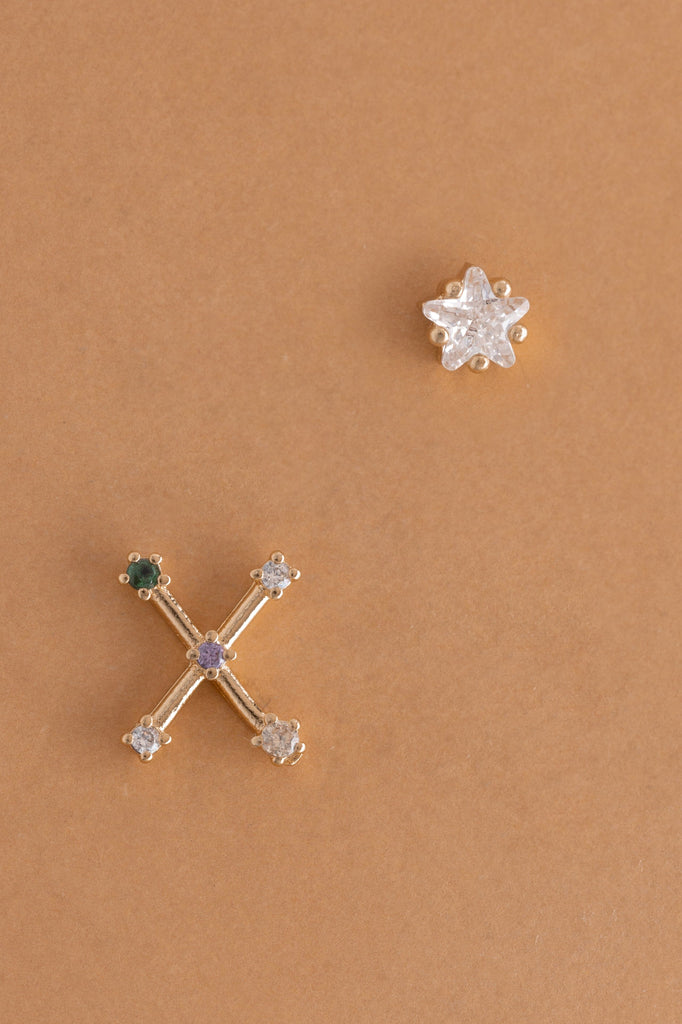 X Constellation Earrings - Nakamol
