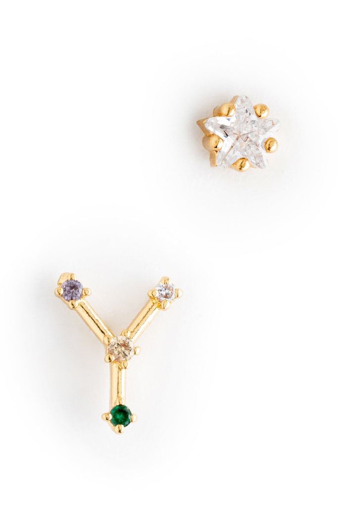 Y Constellation Earrings - Nakamol