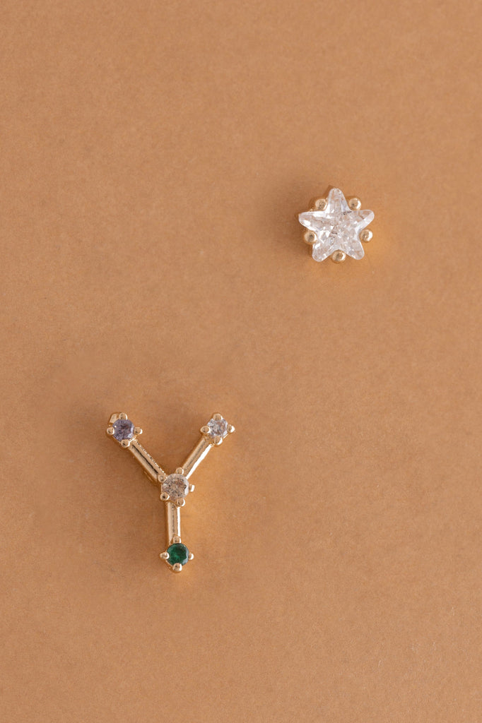 Y Constellation Earrings - Nakamol