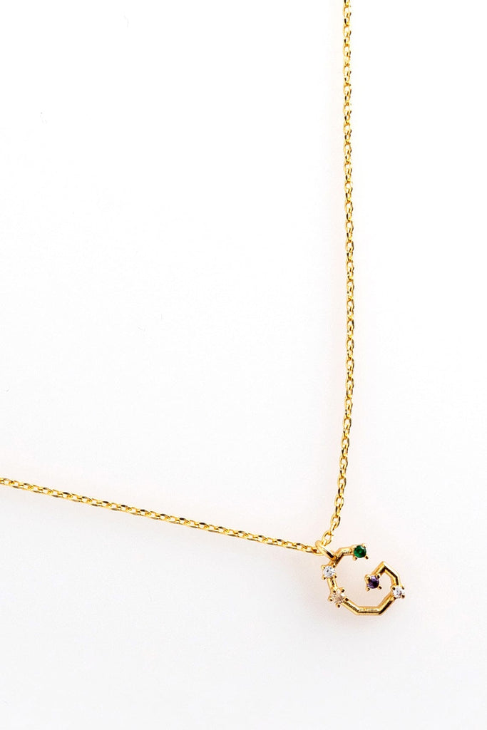 G Constellation Charm Gold Necklace - Nakamol