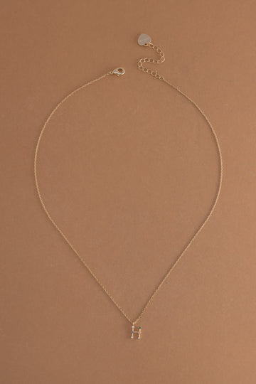 H Constellation Charm Gold Necklace - Nakamol