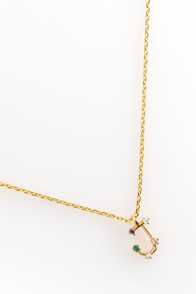 J Constellation Charm Gold Necklace - Nakamol
