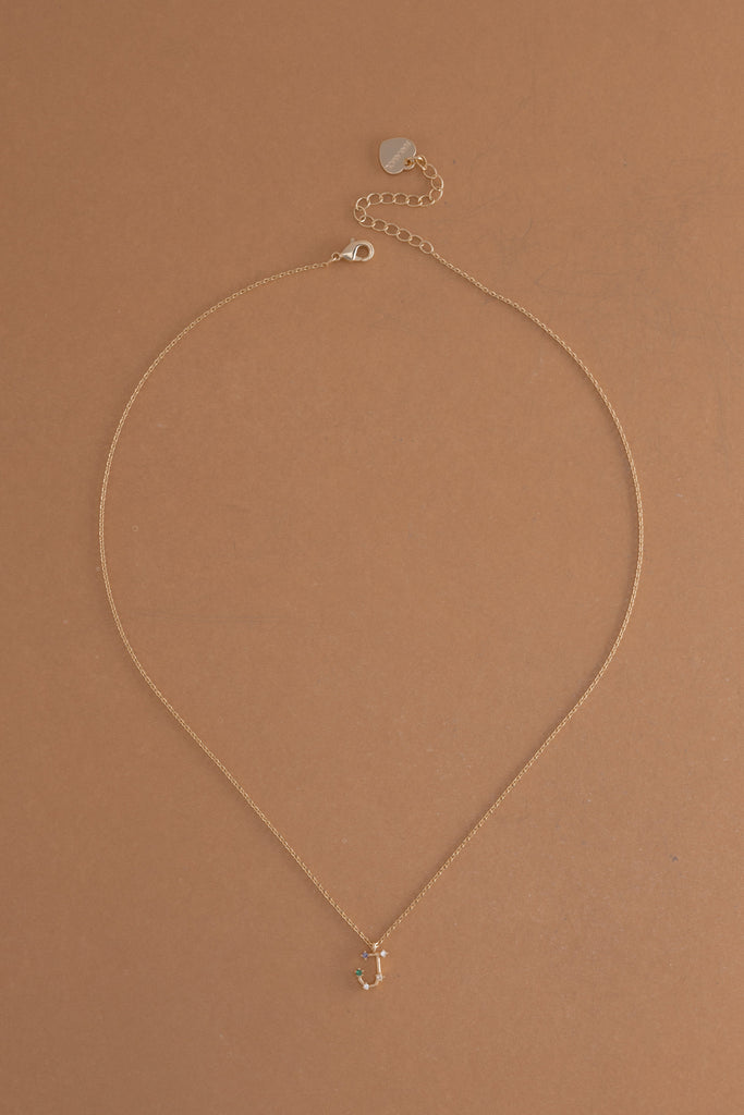 J Constellation Charm Gold Necklace - Nakamol