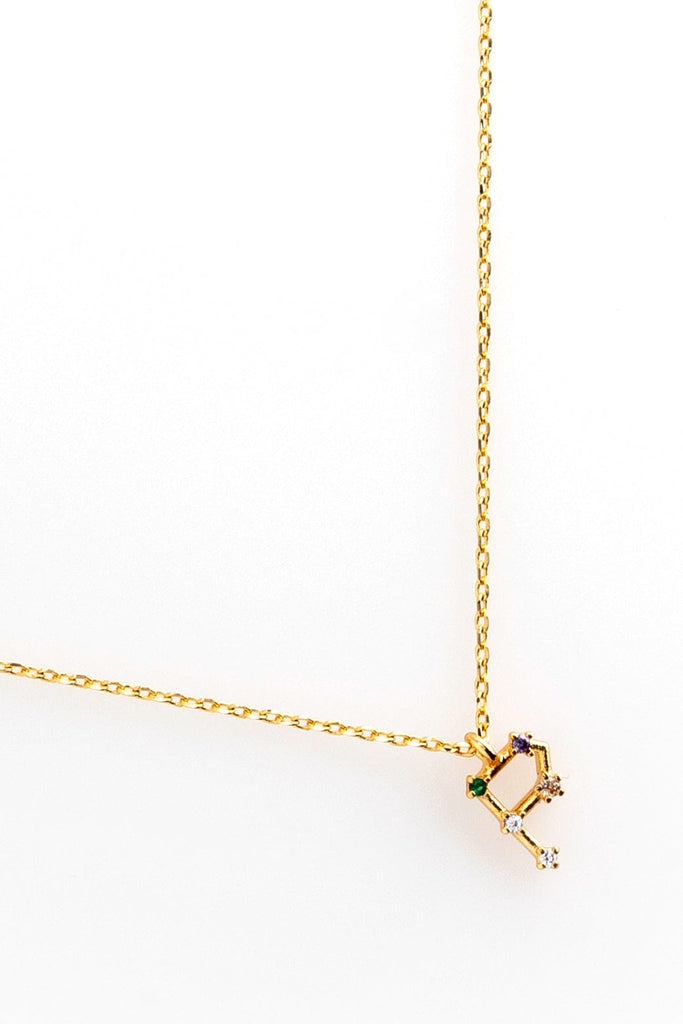 P Constellation Charm Gold Necklace - Nakamol