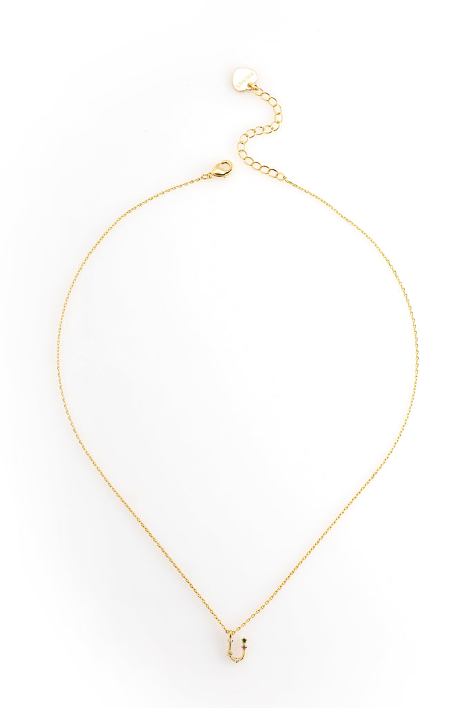 U Constellation Charm Gold Necklace - Nakamol