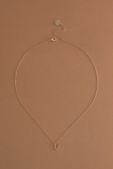 U Constellation Charm Gold Necklace - Nakamol