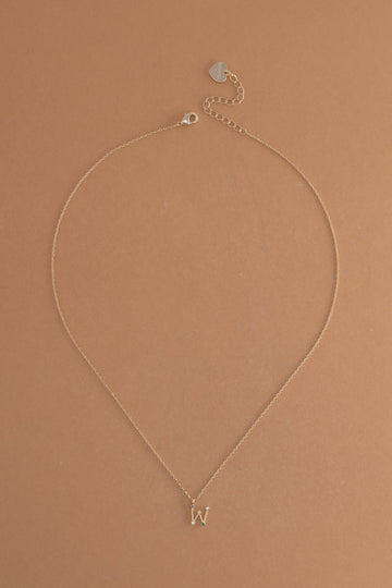 W Constellation Charm Gold Necklace - Nakamol