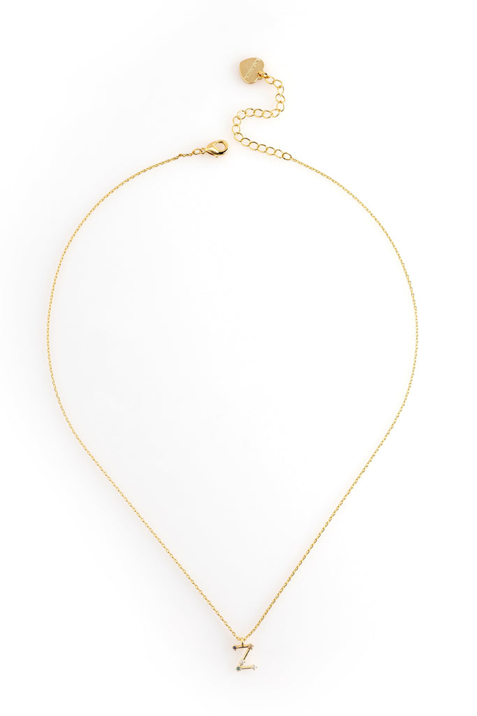 Z Constellation Charm Gold Necklace - Nakamol