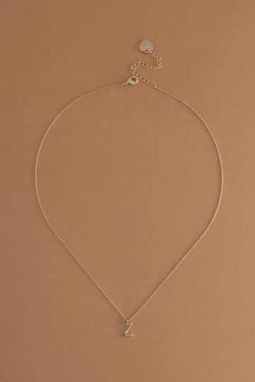 Z Constellation Charm Gold Necklace - Nakamol