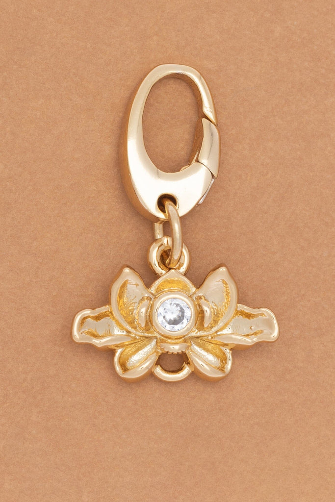 Lotus Oval Clasp Charm - Nakamol