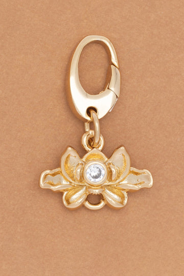 Lotus Oval Clasp Charm - Nakamol