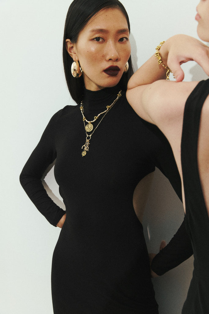 Gold Coin Amulet Necklace - Nakamol