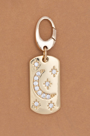 Midnight Sky Oval Clasp Charm - Nakamol