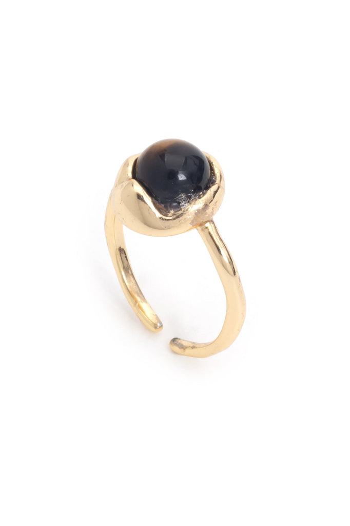 Tiger Eye Gold Ring - Nakamol
