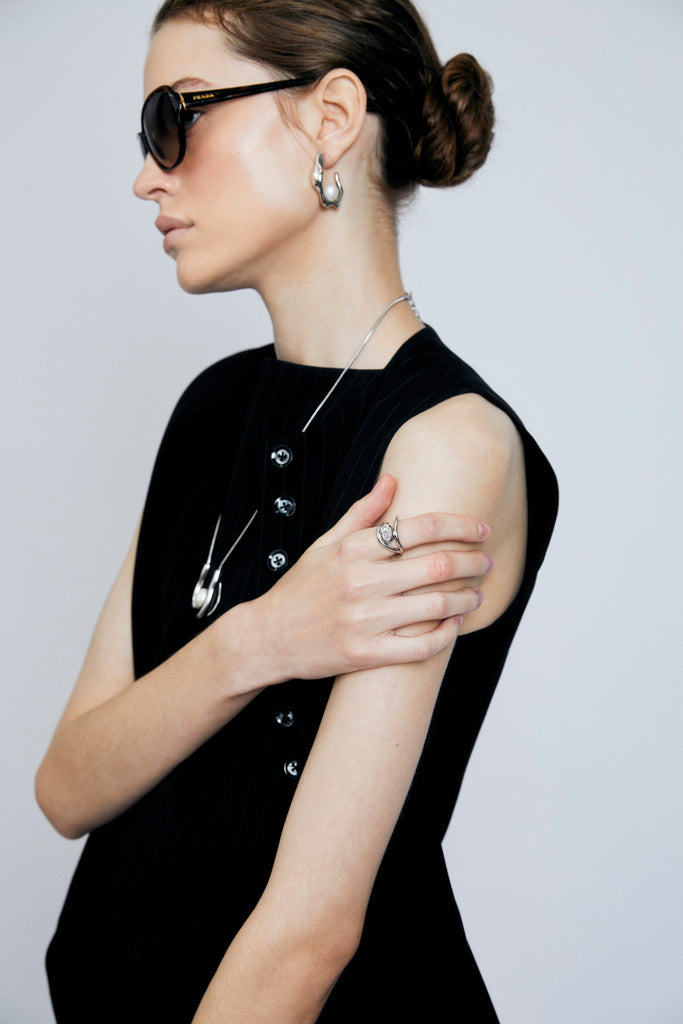 Textured Pearl Earrings - Nakamol